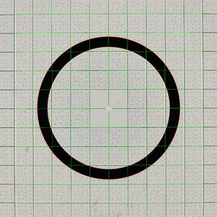 Calibrated steel reference ring OTCR-333 measured on an Olypsys Pro Grid at Eastern Seals